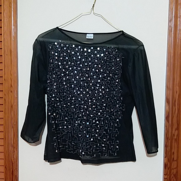 Gorgeous Sequins Party blouse Italy - Picture 1 of 8